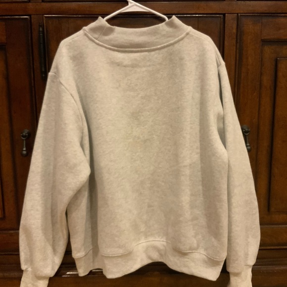 Parke Cream Ribbed Sweatshirt - Picture 3 of 3